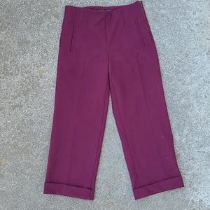 High-waisted work pants